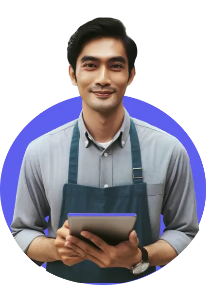Pebisnis menggunakan Qollega